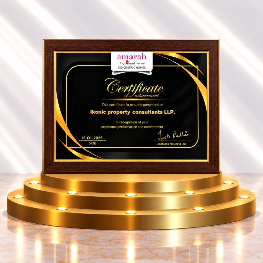 Certificate of Achievement - Ashiana Housing