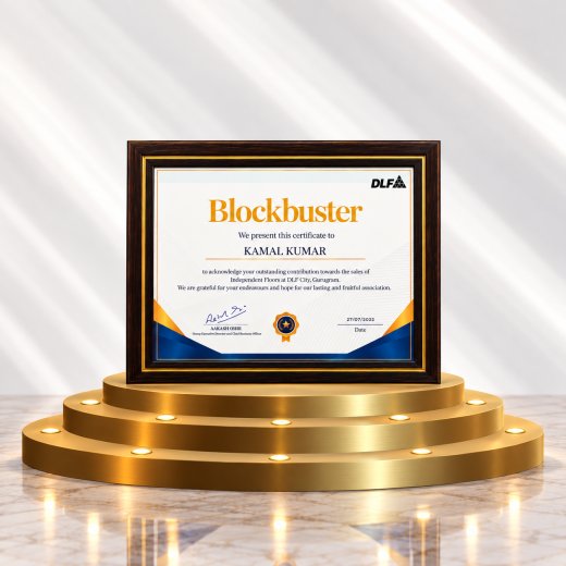 Certificate of Appreciation - DLF