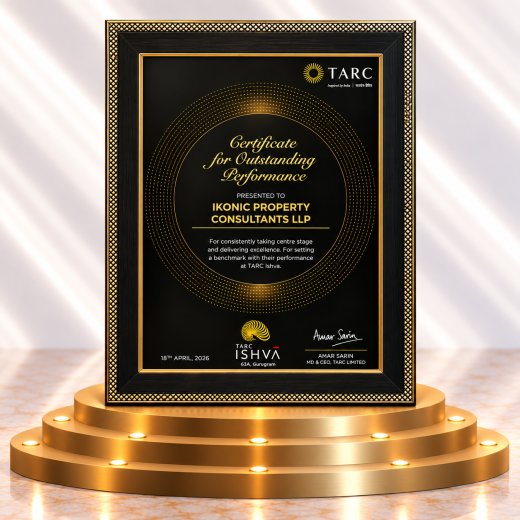 Certificate for Outstanding Performance - TARC