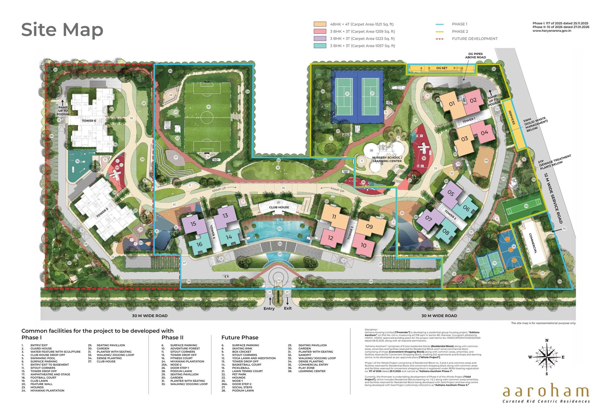 Ashiana Aaroham master plan