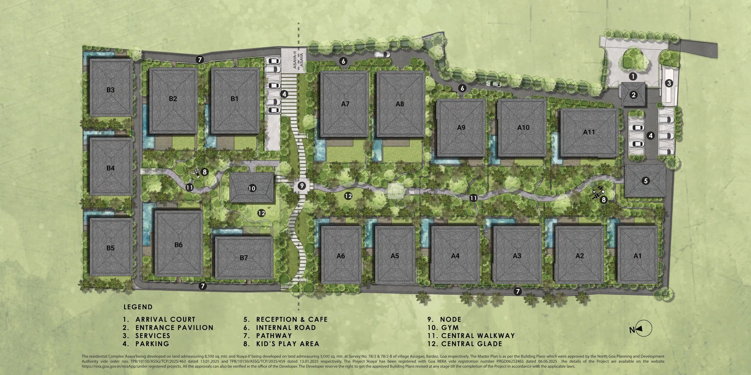 Conscient Asaya Villas master plan