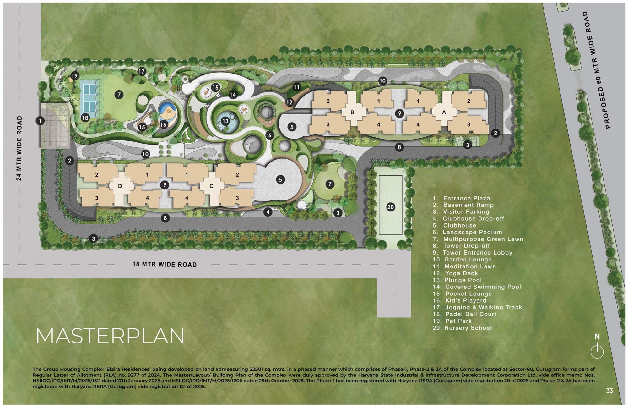 Conscient Elaira Residences master plan