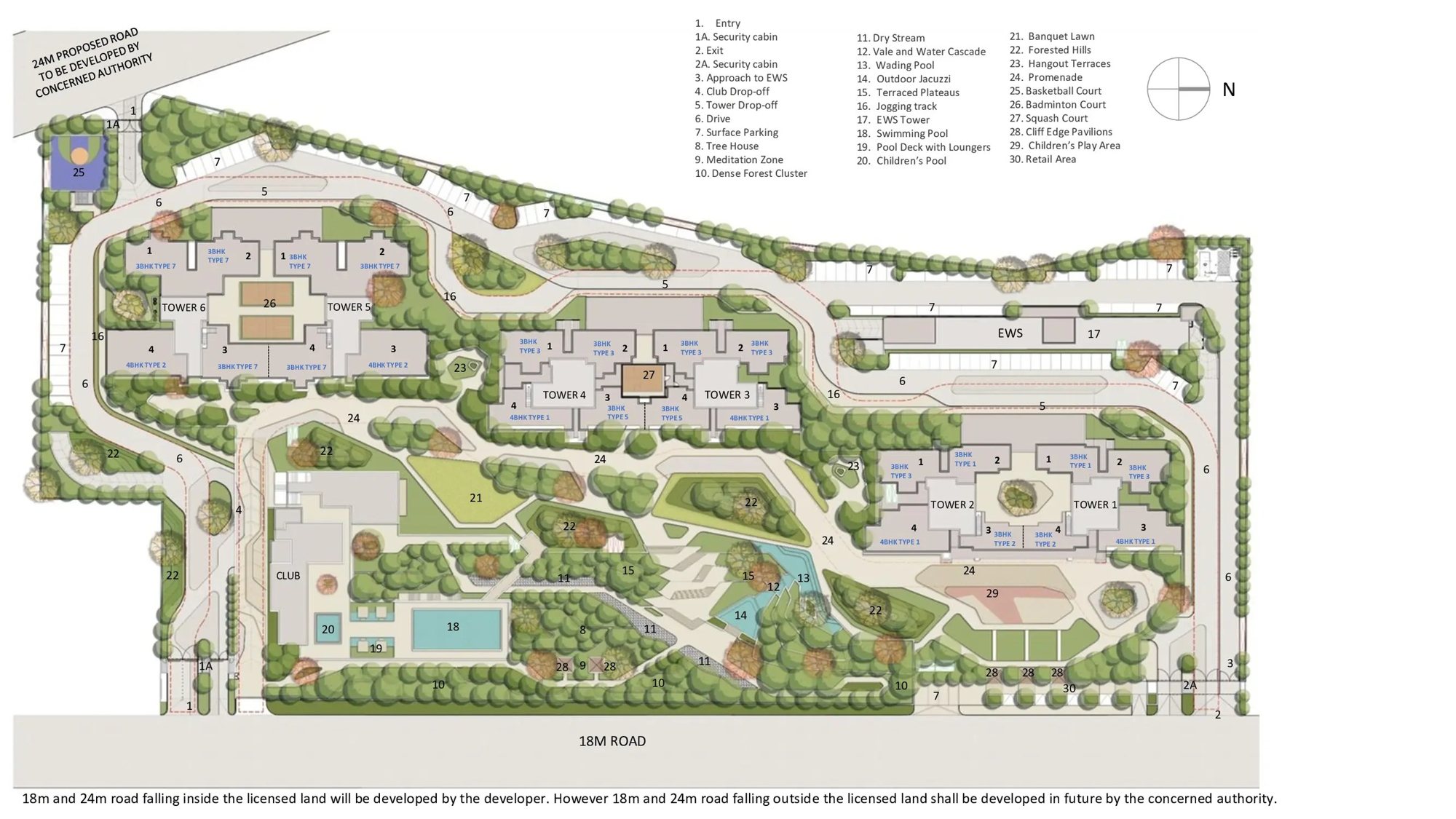 Godrej Aristocrat master plan