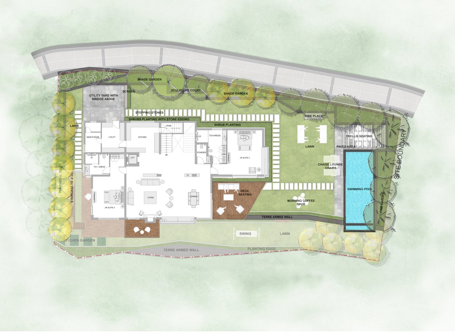 Terra Grande Rishikesh Hills Sienna Estate, 5 BHK: site layout floor plan