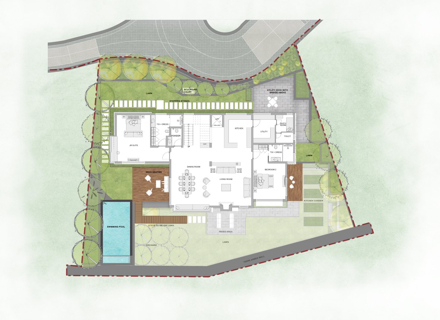 Terra Grande Rishikesh Hills Verde Estate, 4 BHK: site layout floor plan