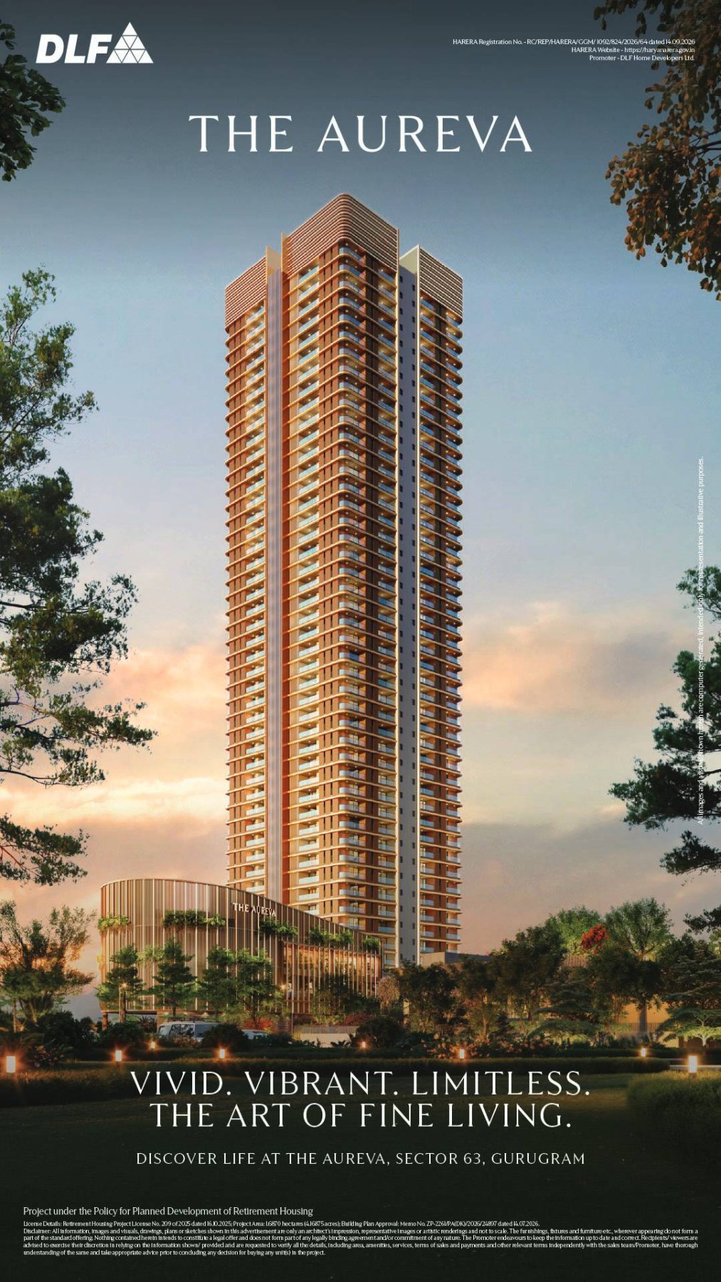 DLF Forays into Senior Living with "DLF The Aureva" in Gurugram