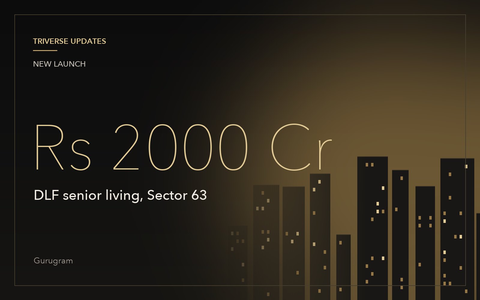 DLF readies Rs 2,000 crore senior living project on Golf Course Extension Road