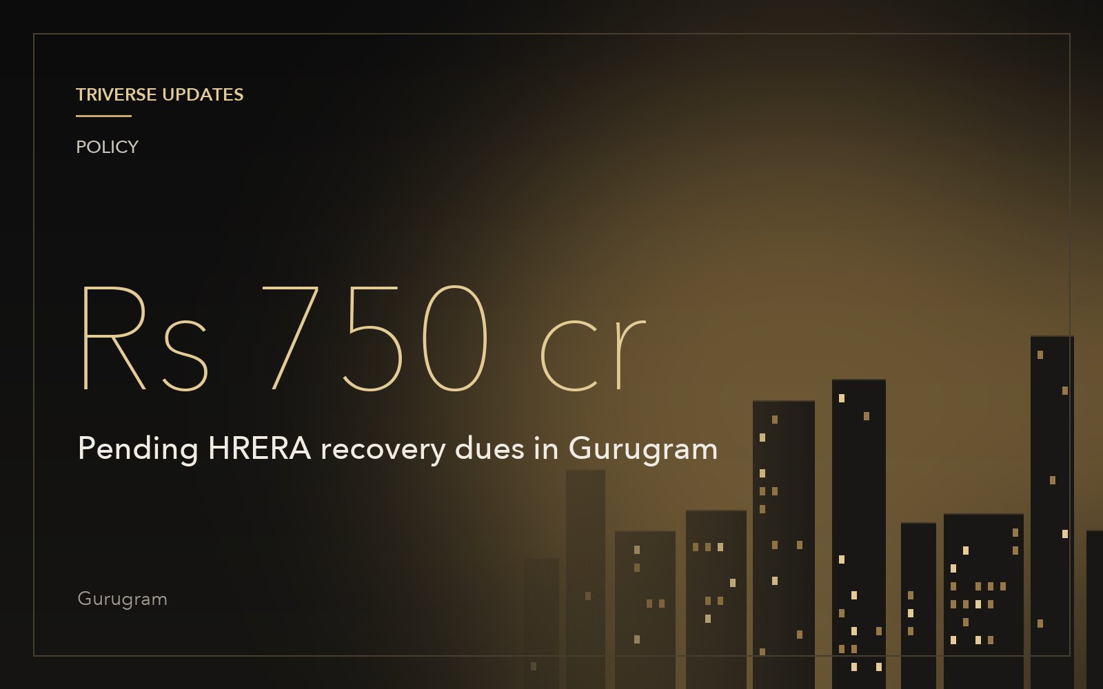 Gurugram starts freezing builder bank accounts to recover HRERA dues