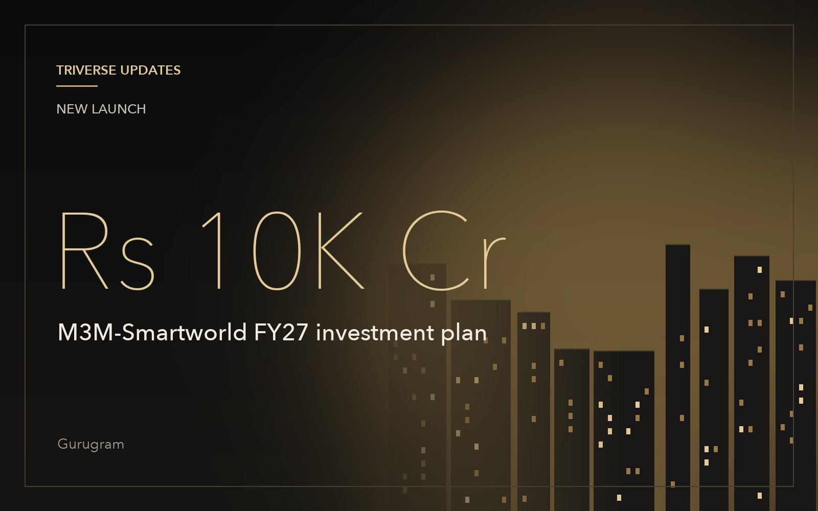 M3M and Smartworld's Bansal family plans Rs 10,000 crore spend in FY27