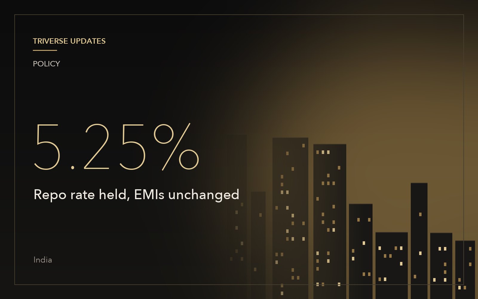 RBI keeps repo rate at 5.25% in August, home loan EMIs stay steady