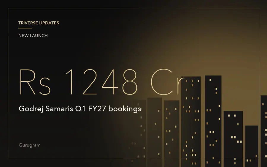 Godrej Samaris brings in Rs 1,248 crore of bookings in Q1 FY27
