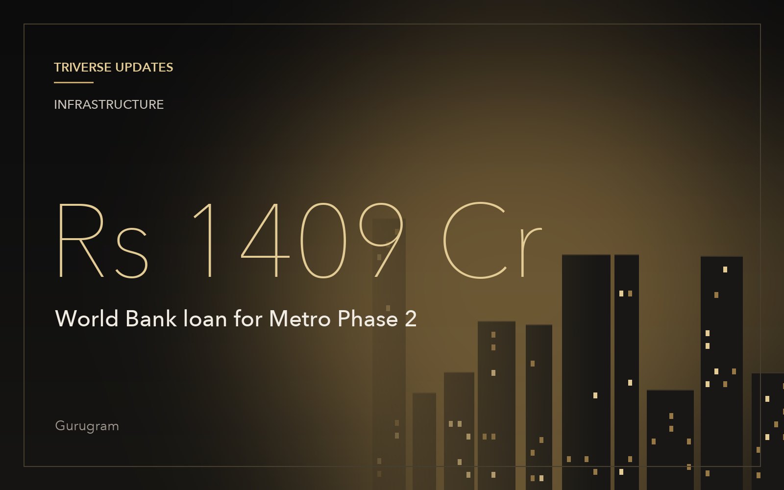 World Bank approves Rs 1,409 crore loan for Gurugram Metro Phase 2