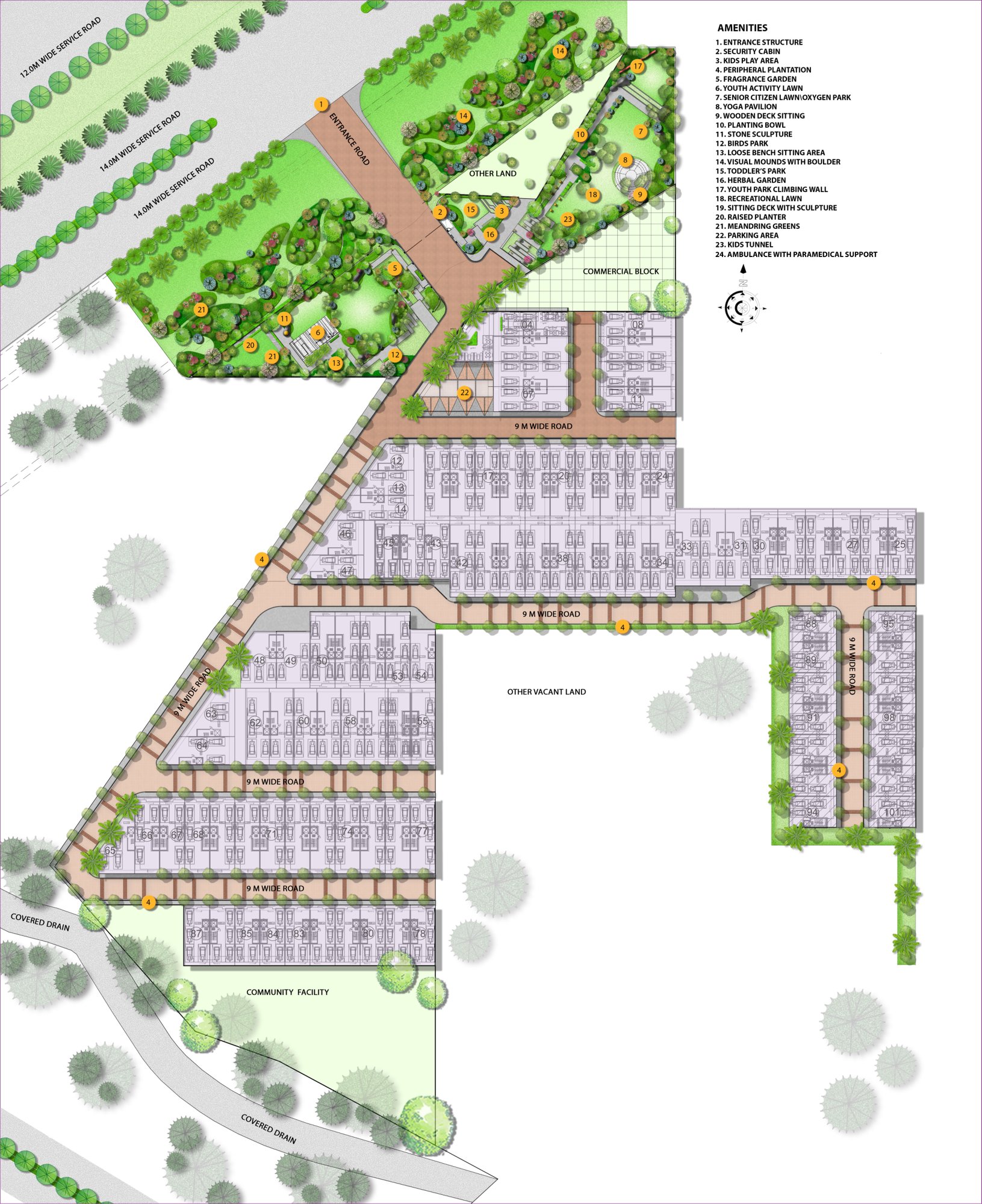 Agrante Vanmaya master plan