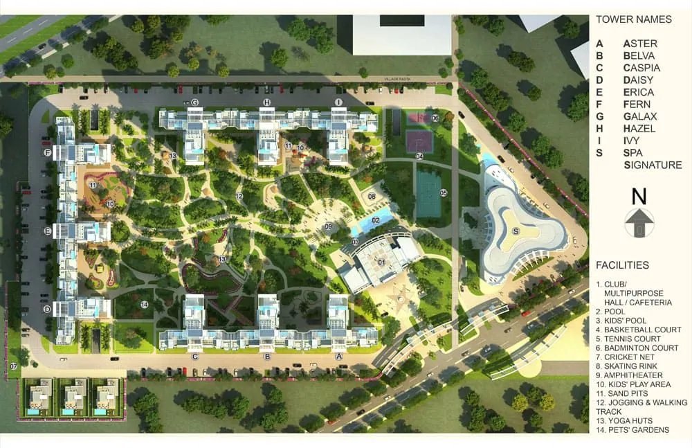 Bestech Park View Grand Spa master plan