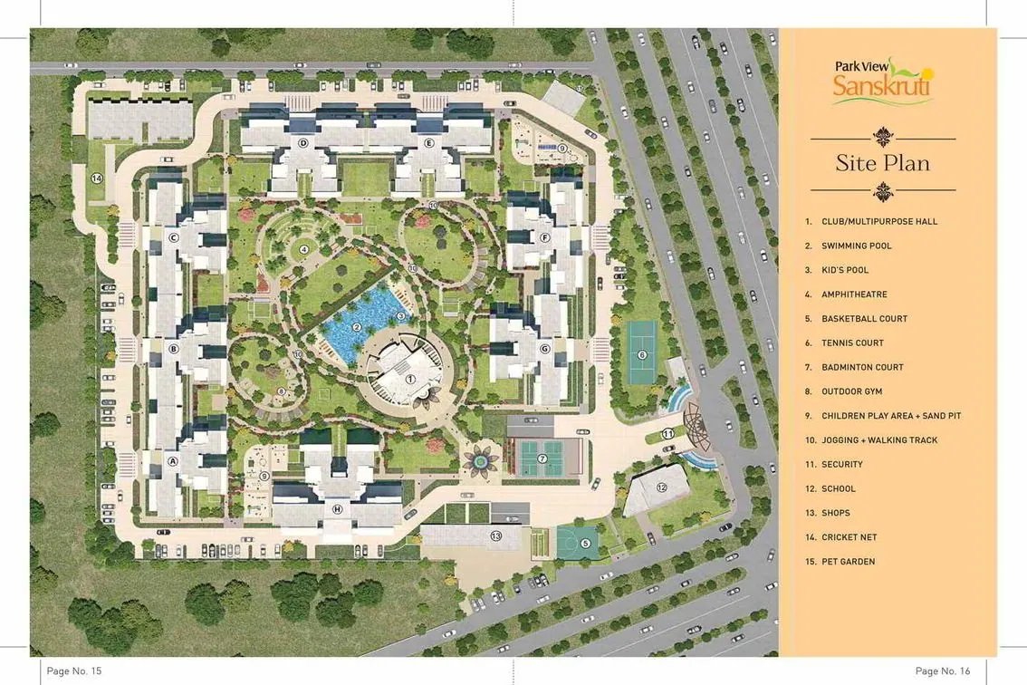 Bestech Park View Sanskruti master plan