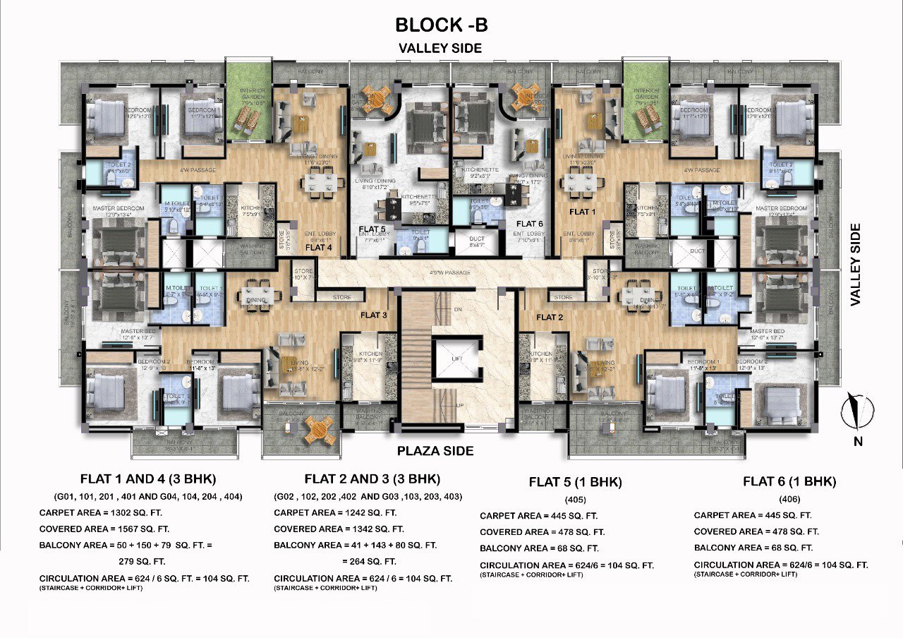 Cliffton Valley Block B floor plan floor plan