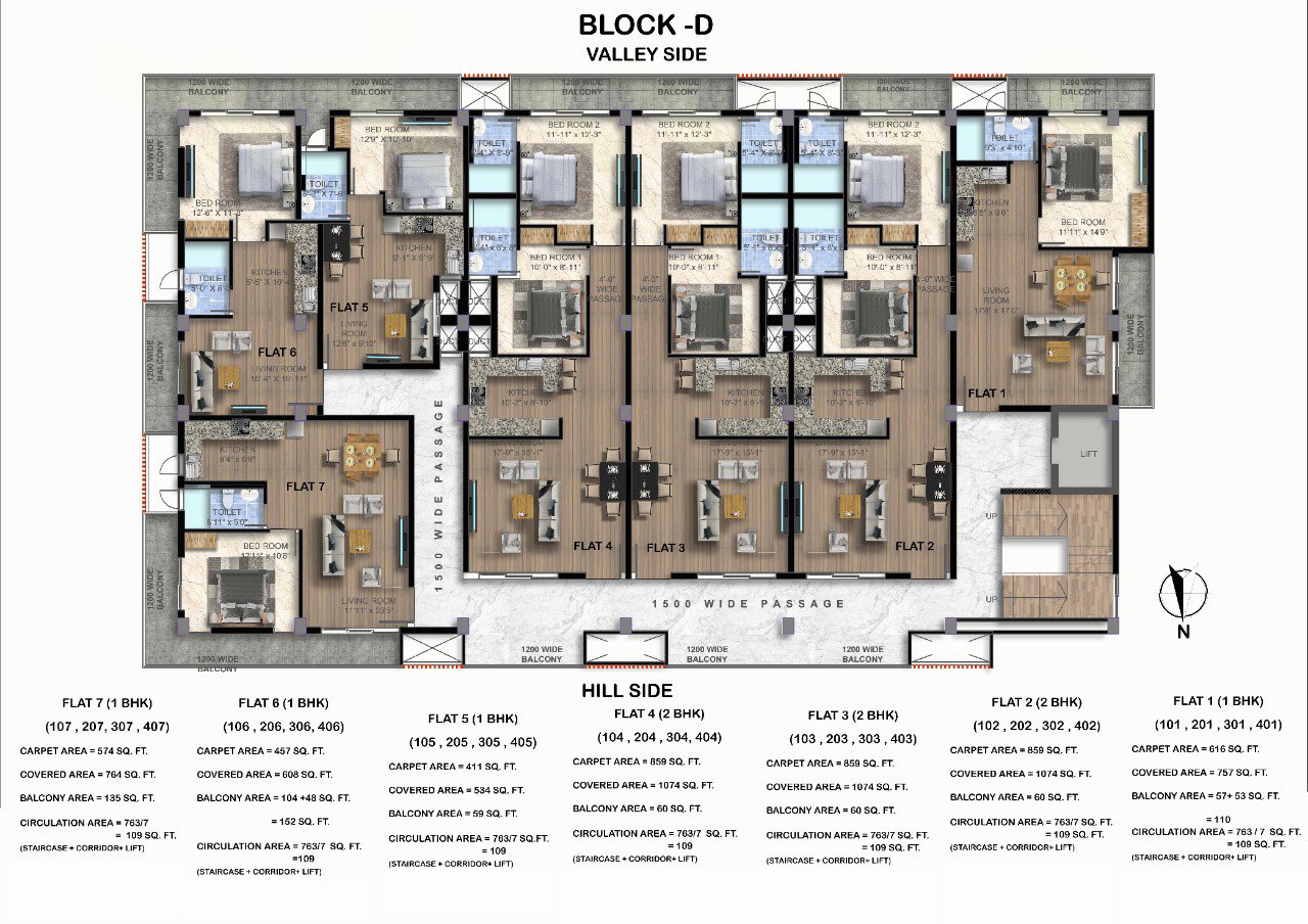 Cliffton Valley Block D floor plan floor plan
