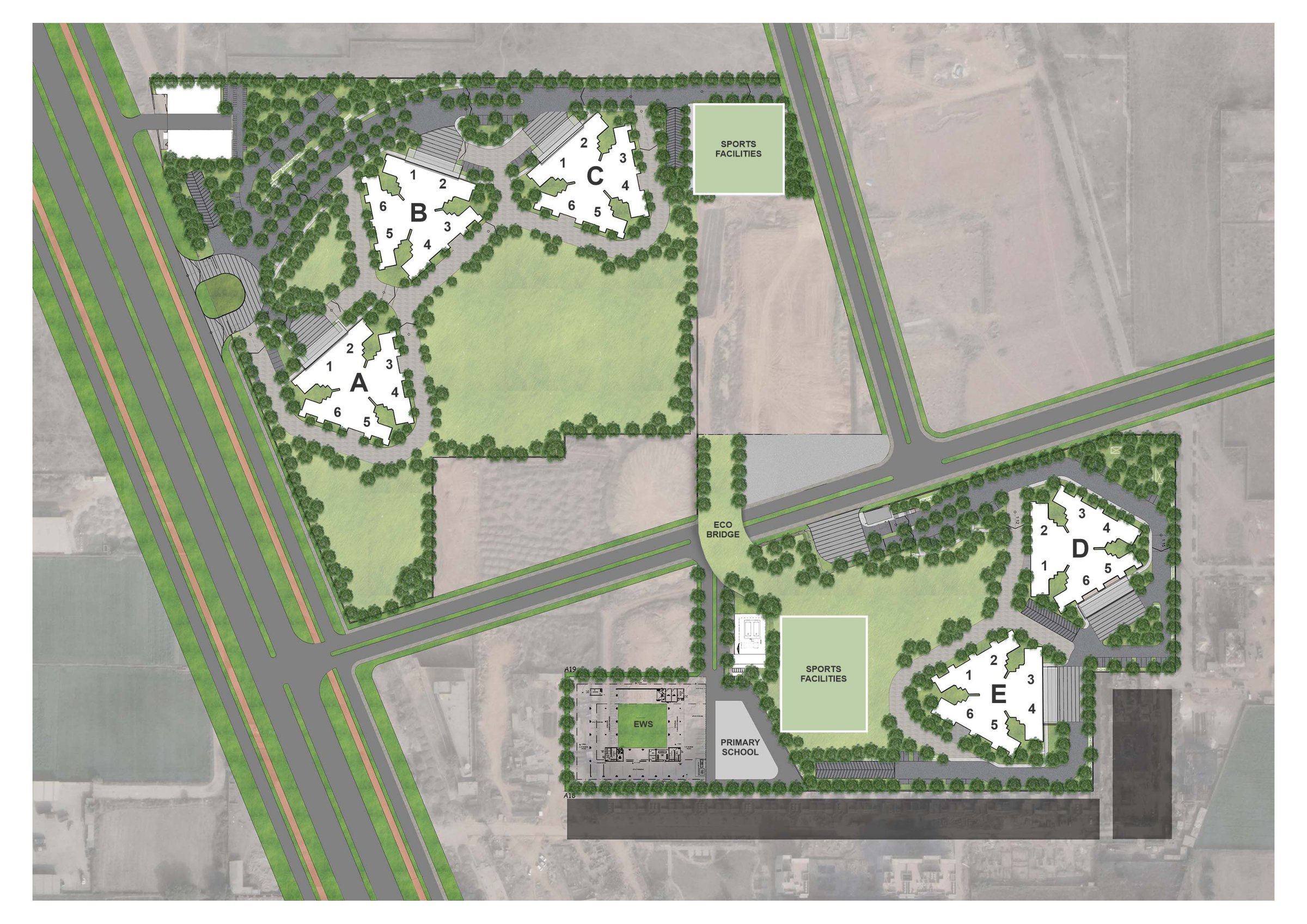 DLF The Arbour master plan