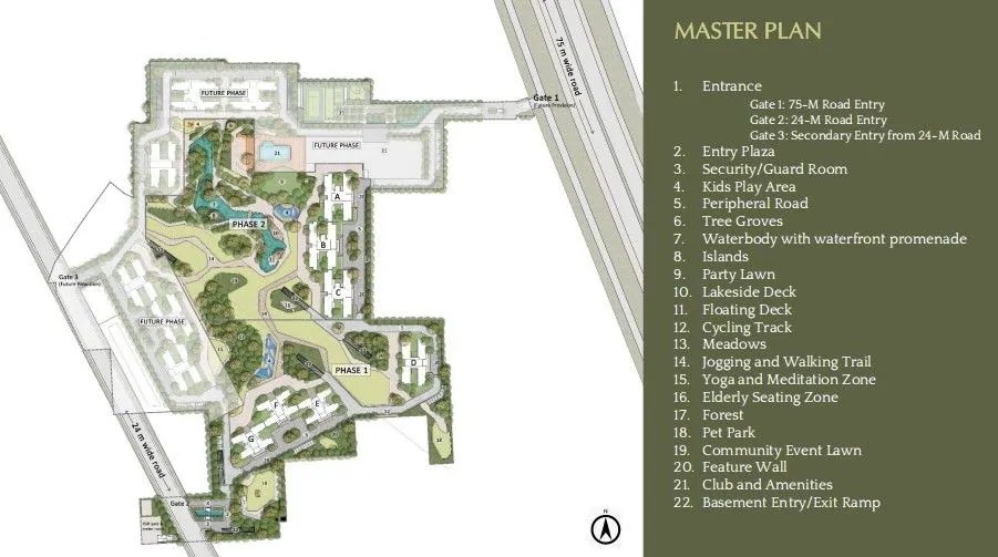 Emaar Serenity Hills master plan