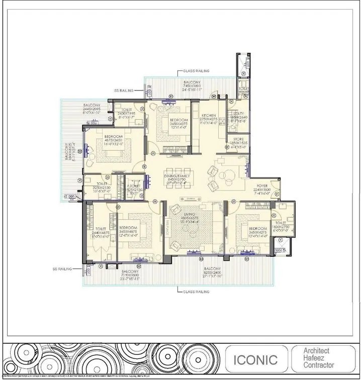 Mapsko Mount Ville 4 BHK + Servant floor plan