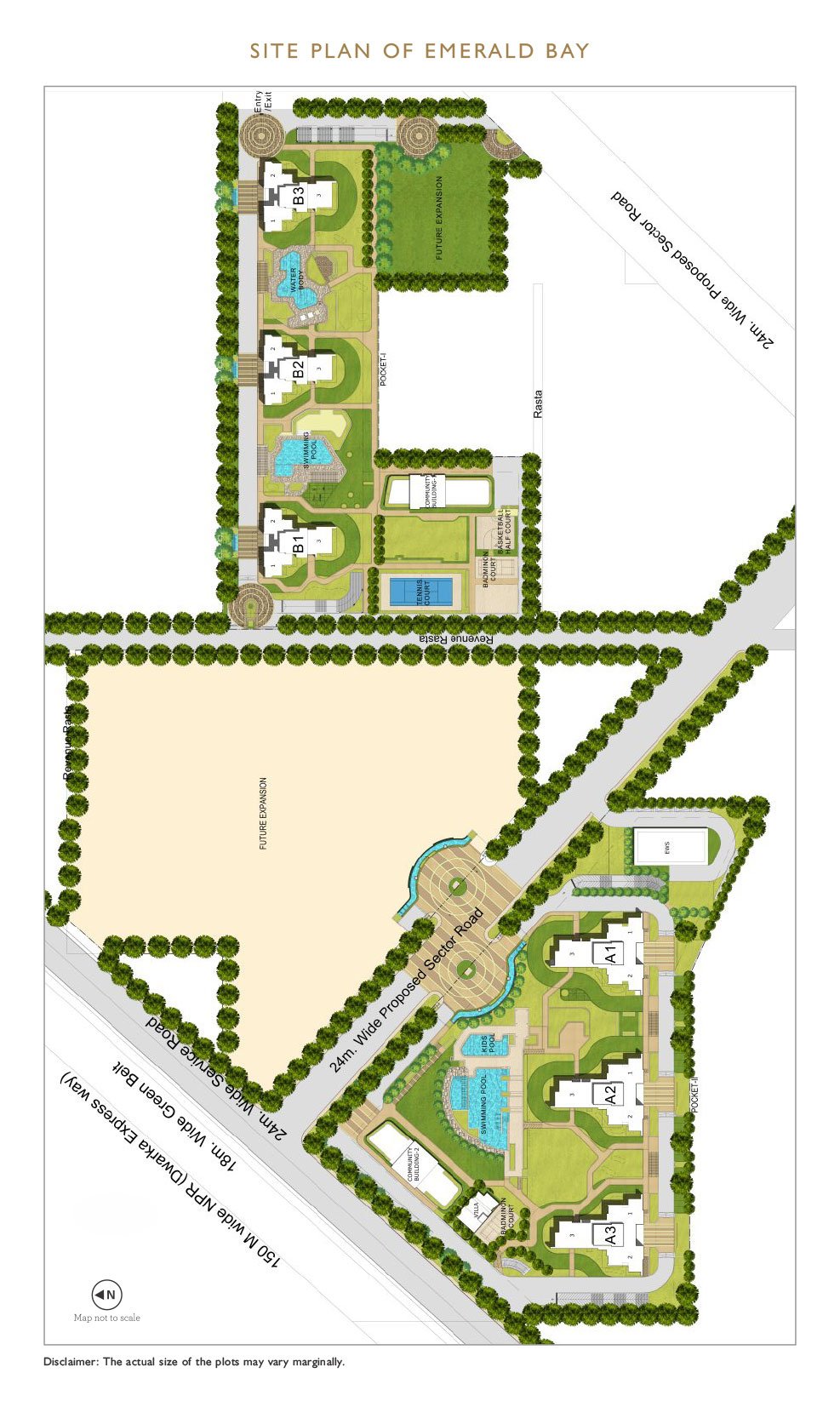 Puri Emerald Bay master plan