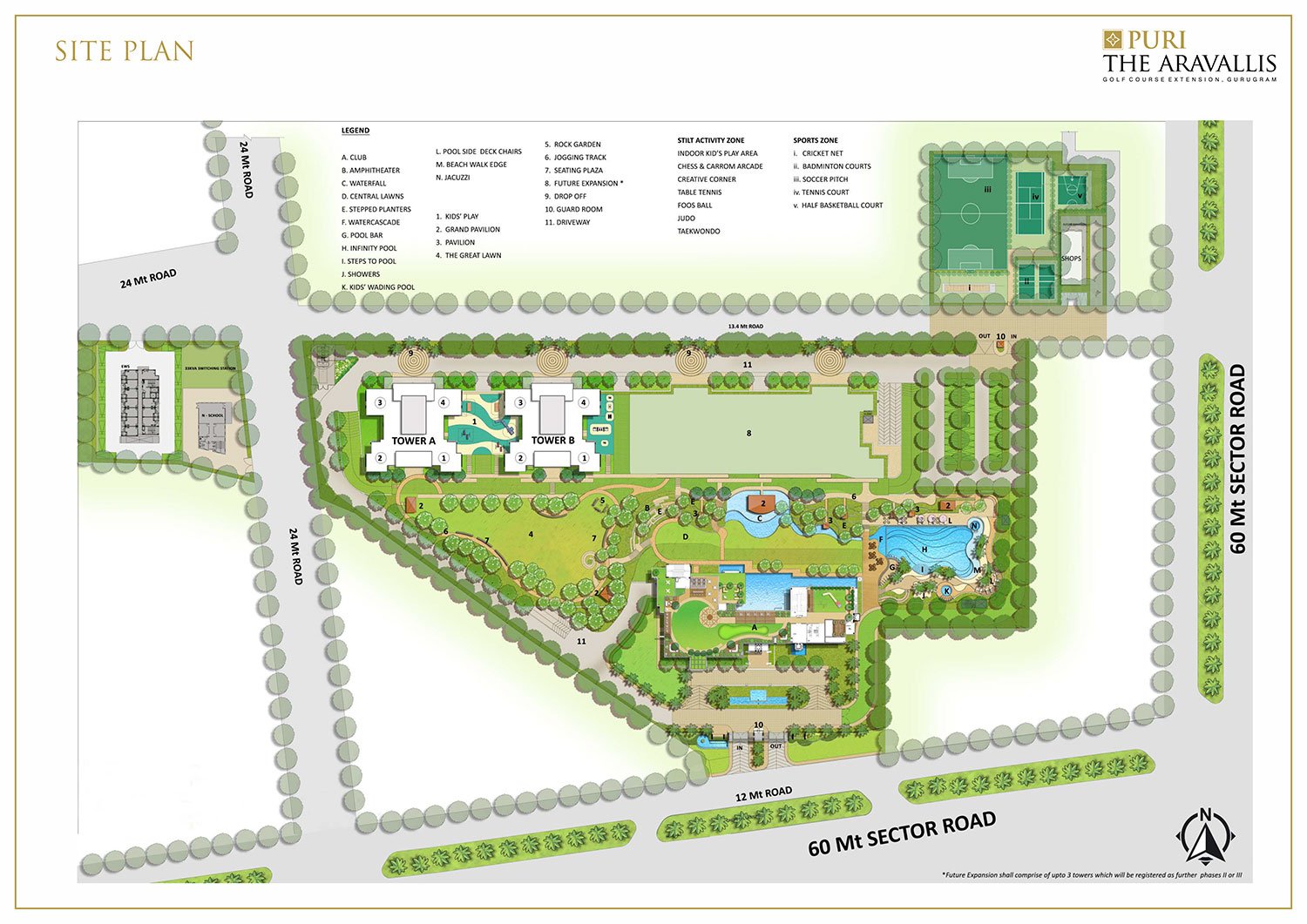 Puri The Aravallis master plan
