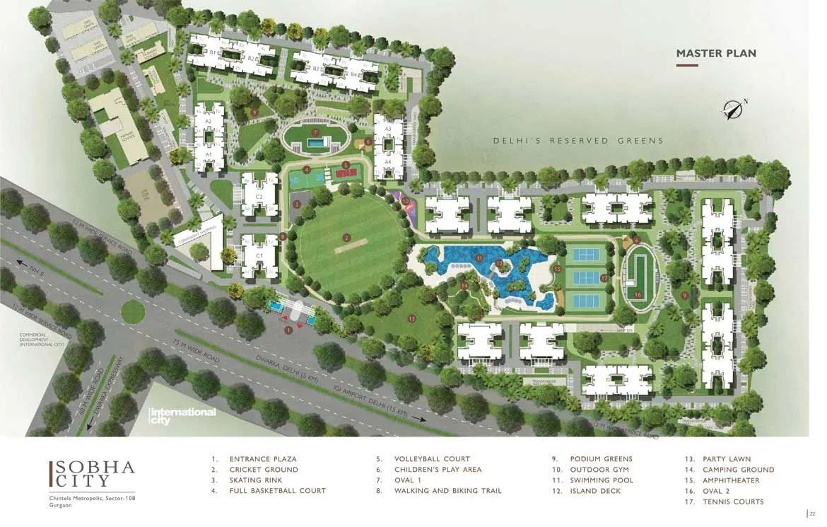 Sobha City master plan
