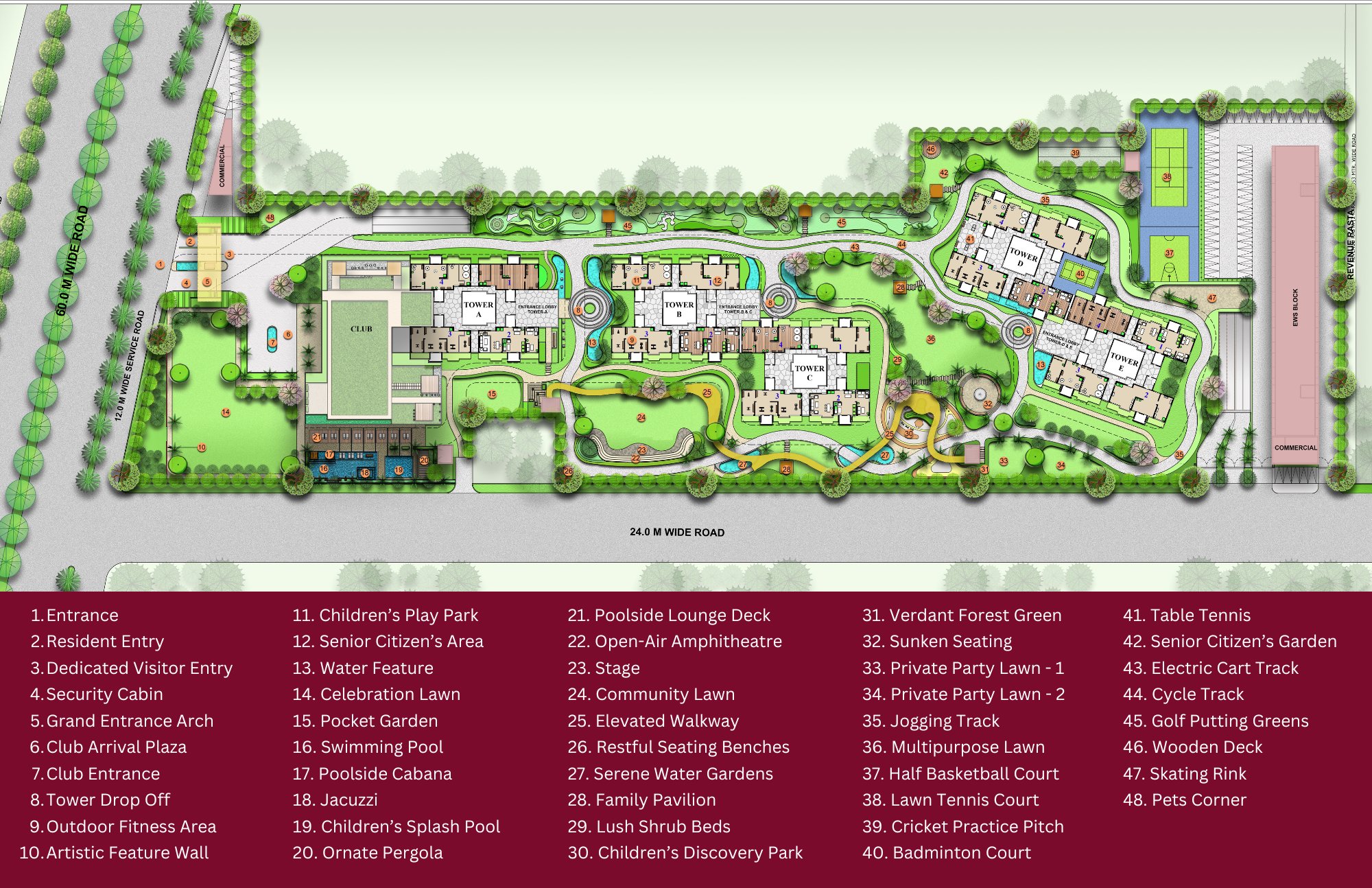 Tulip Crimson master plan