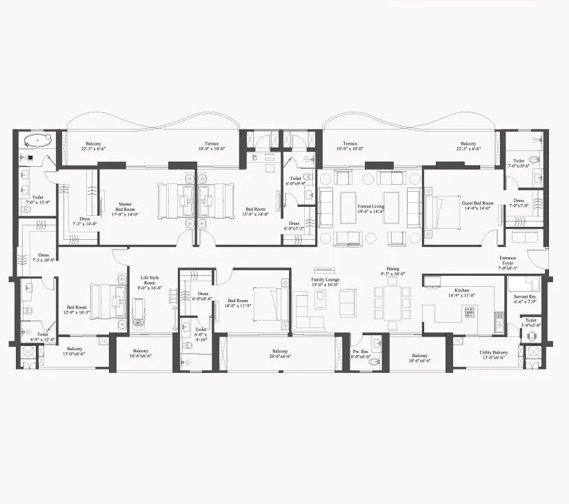 Unity Group The Amaryllis 5 Bedroom - carpet, 902 sq ft balcony floor plan