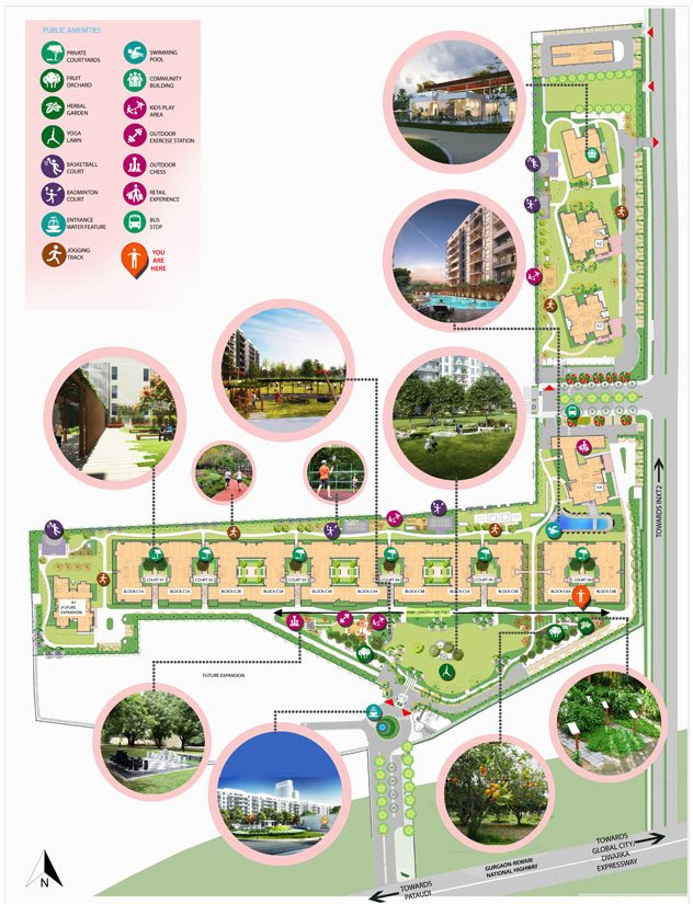Vatika Seven Elements master plan