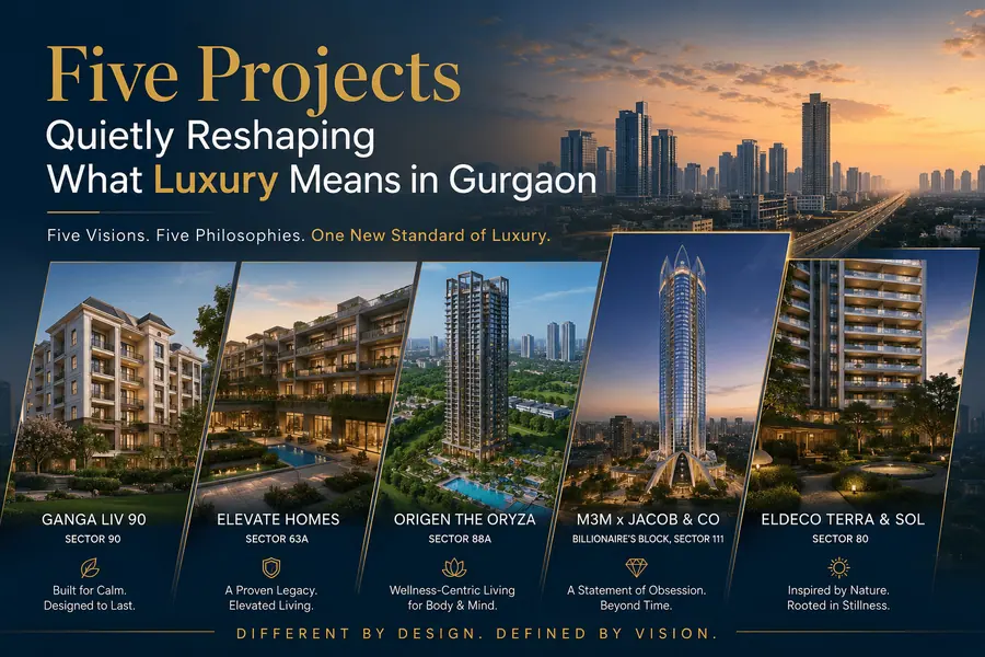 Five luxury residential projects reshaping modern luxury living in Gurgaon