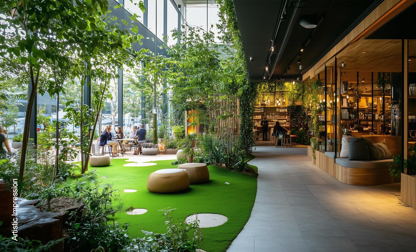 DLF Aureva Cafeteria Picture Gallery