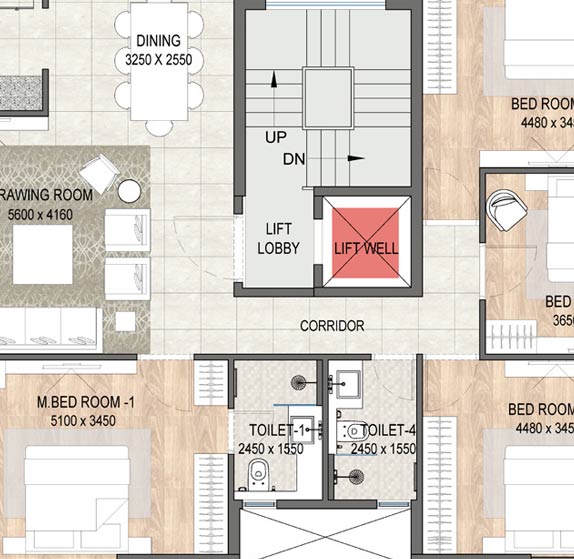 Dlf Floors Phase 1 Floor Plans
