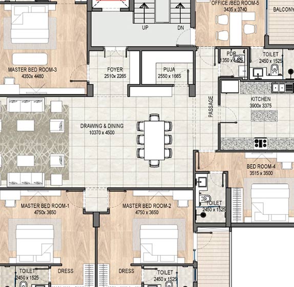 Dlf Floors Phase 1 Floor Plans