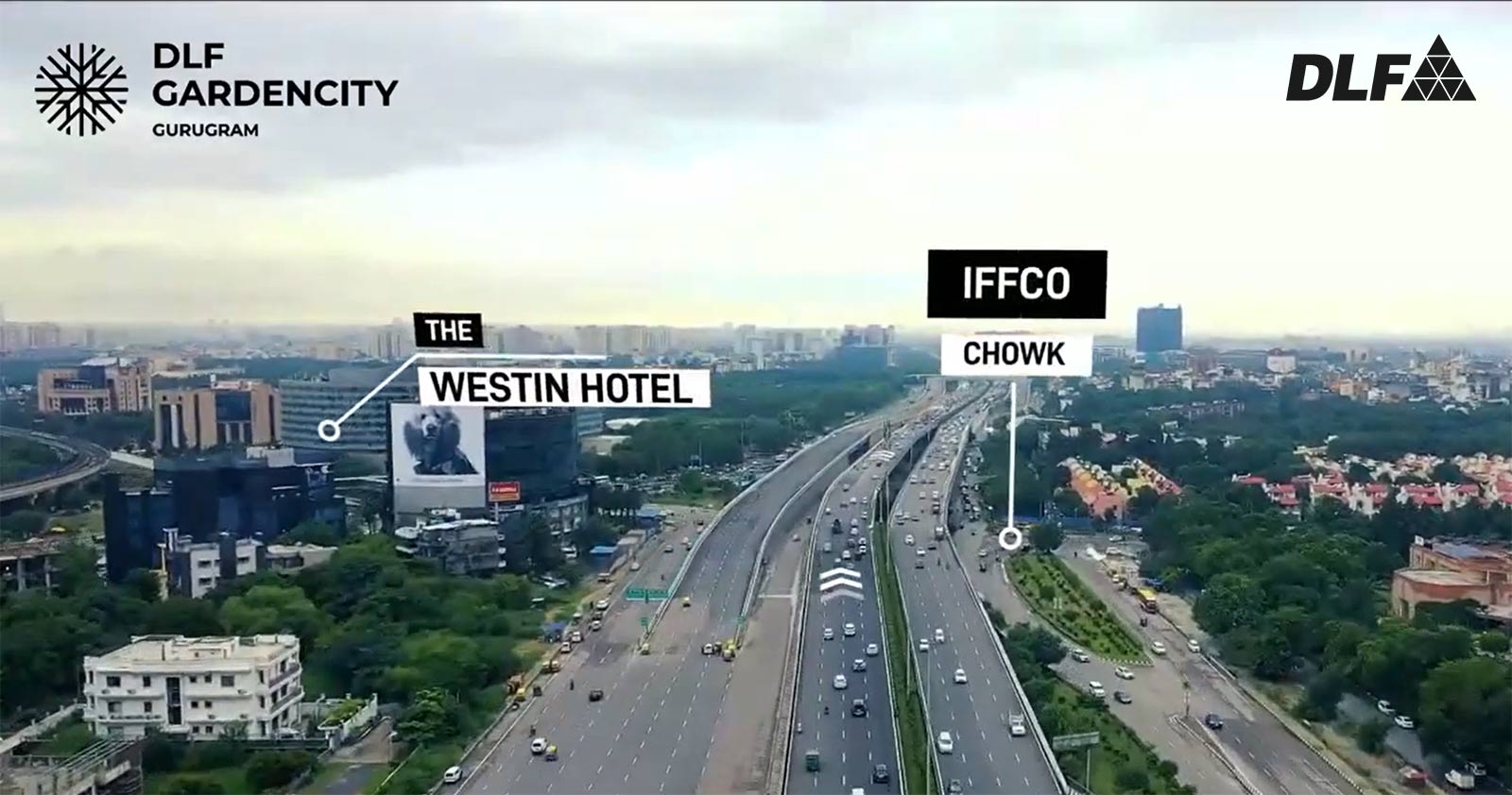 Dlf Garden City Connectivity from cybercity