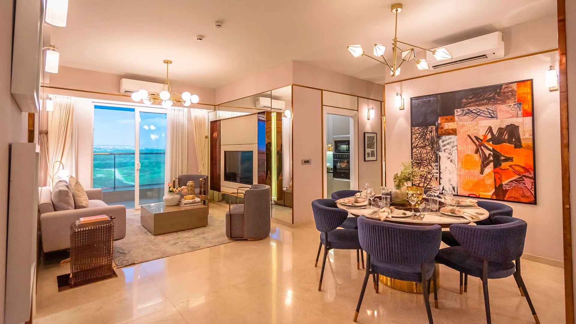 DLF One Midtown Garden view