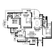 Dlf Park Place Floor Plans 3 BHK